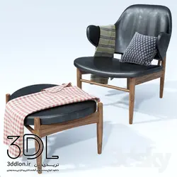 آبجکت مبل راحتی armchair 475