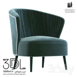 آبجکت مبل راحتی armchair 474