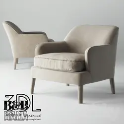 آبجکت مبل راحتی armchair 460