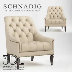 آبجکت مبل راحتی armchair 444