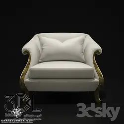آبجکت مبل راحتی armchair 397