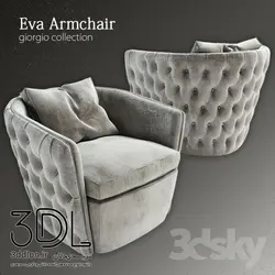 آبجکت مبل راحتی armchair 395