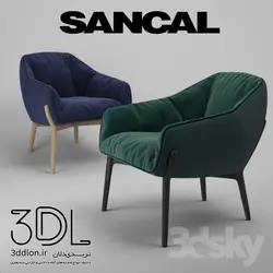 آبجکت مبل راحتی armchair 380