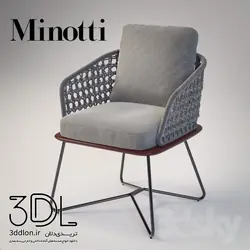 آبجکت مبل راحتی armchair 378