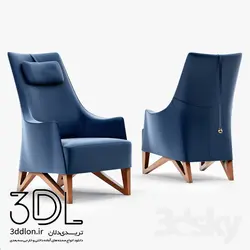 آبجکت مبل راحتی armchair 368