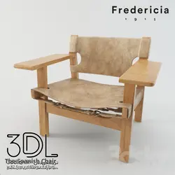 آبجکت مبل راحتی armchair 342