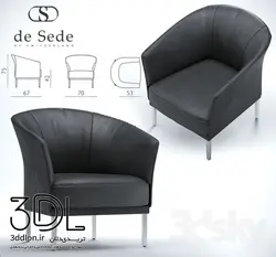 آبجکت مبل راحتی armchair 318