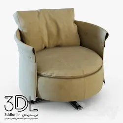 آبجکت مبل راحتی armchair 286