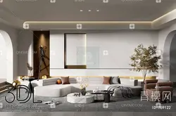 فایل سه بعدی پذیرایی Livingroom 143