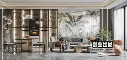 فایل سه بعدی پذیرایی Livingroom 357