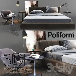 آبجکت تخت خواب Bed 670