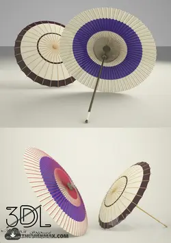 آبجکت چتر Umbrella 02