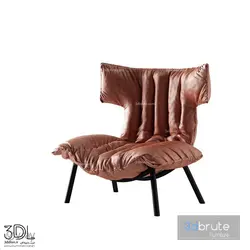 آبجکت مبل راحتی armchair 252