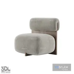 آبجکت مبل راحتی armchair 241