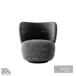 آبجکت مبل راحتی armchair 202