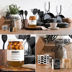 آبجکت اکسسوری آشپزخانه kitchen accessory 02