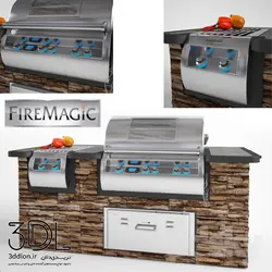 آبجکت باربیکیو barbeque 02