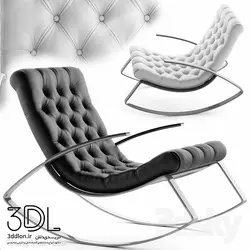 آبجکت مبل راحتی armchair 192