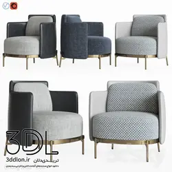آبجکت مبل راحتی arm chair 162