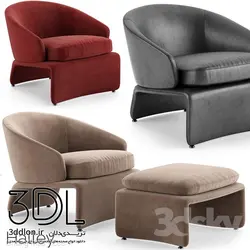 آبجکت مبل راحتی arm chair 156