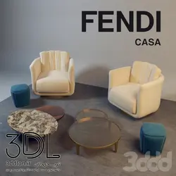 آبجکت مبل راحتی arm chair 155
