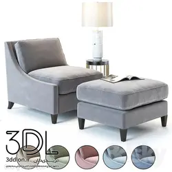 آبجکت مبل راحتی arm chair 154