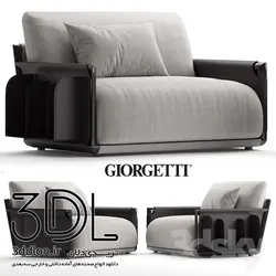 آبجکت مبل راحتی arm chair 148