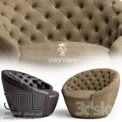 آبجکت مبل راحتی arm chair 146