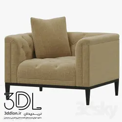 آبجکت مبل راحتی arm chair 138
