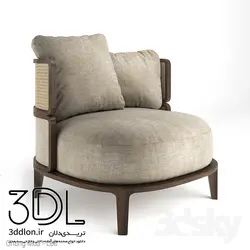 آبجکت مبل راحتی arm chair 133
