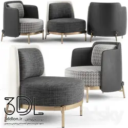 آبجکت مبل راحتی arm chair 126