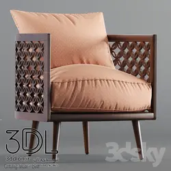 آبجکت مبل راحتی arm chair 123