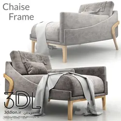 آبجکت مبل راحتی arm chair 119