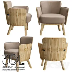 آبجکت مبل راحتی arm chair 116