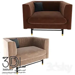آبجکت مبل راحتی arm chair 114