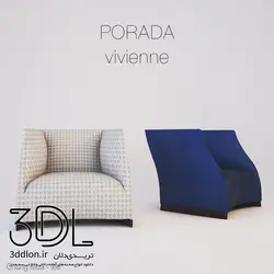 آبجکت مبل راحتی arm chair 100