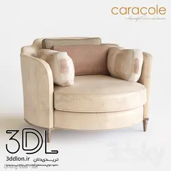 آبجکت مبل راحتی arm chair 98