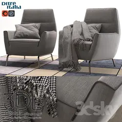 آبجکت مبل راحتی arm chair 84