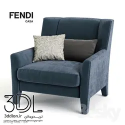 آبجکت مبل راحتی arm chair 76
