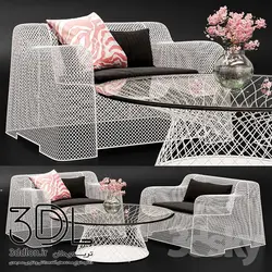 آبجکت مبل راحتی arm chair 73