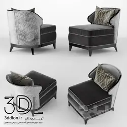 آبجکت مبل راحتی arm chair 48