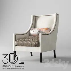 آبجکت مبل راحتی arm chair 45