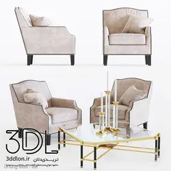 آبجکت مبل راحتی arm chair 32