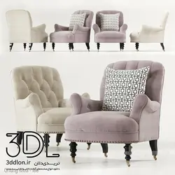 آبجکت مبل راحتی arm chair 28