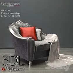 آبجکت مبل راحتی arm chair 27
