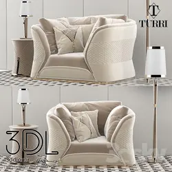 آبجکت مبل راحتی arm chair 20