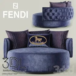 آبجکت مبل راحتی arm chair 16