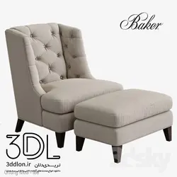آبجکت مبل راحتی arm chair 13