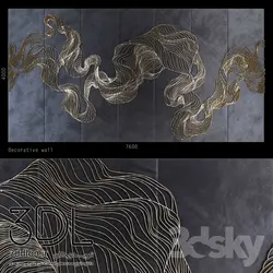 آبجکت پنل دیوار wall panel 436