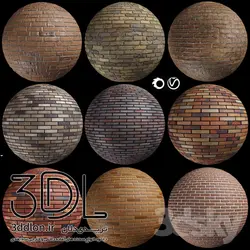 متریال آجر Brick material 219